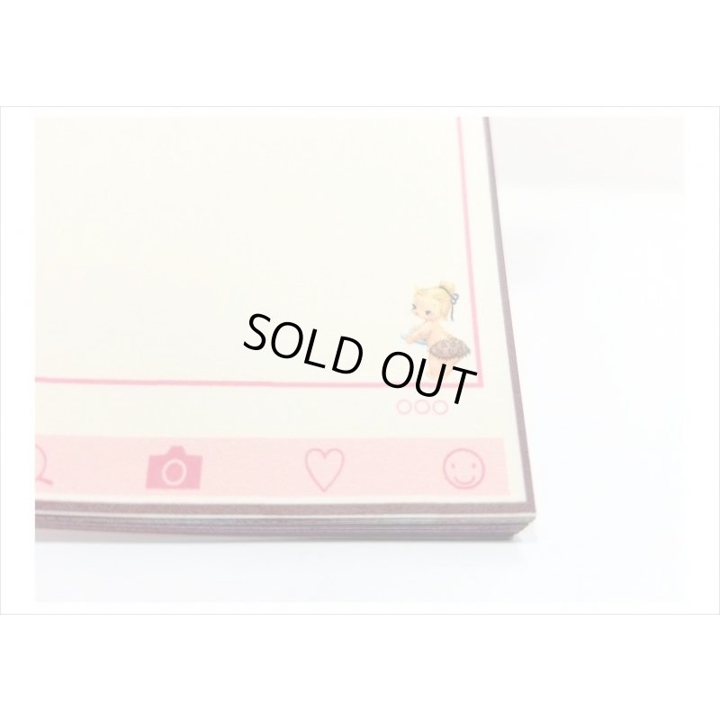 画像9: ♡レトロガール♡　インスタ風ミニメモ帳♪　オリジナル