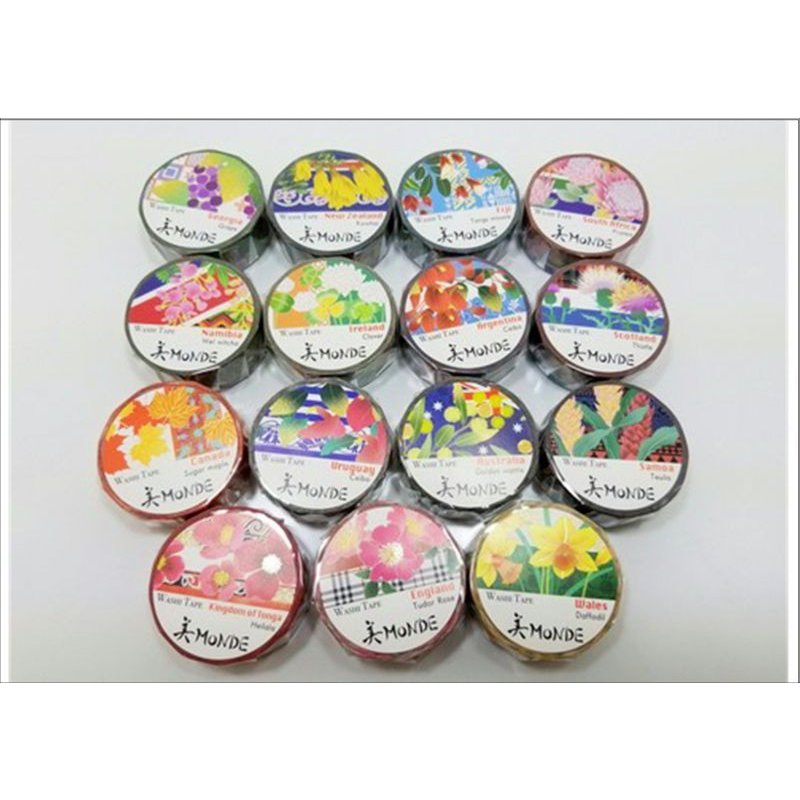 画像7: 「チェダーローズ」　美MONDE（イングランド）マスキングテープ　金箔