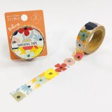 「大きな花たち」　マルアイ　プルーンマスキングテープ♪