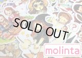 molinta💓160枚以上🎵＊人物＊シール＊耐水性あり＊柄違い＊海外製
