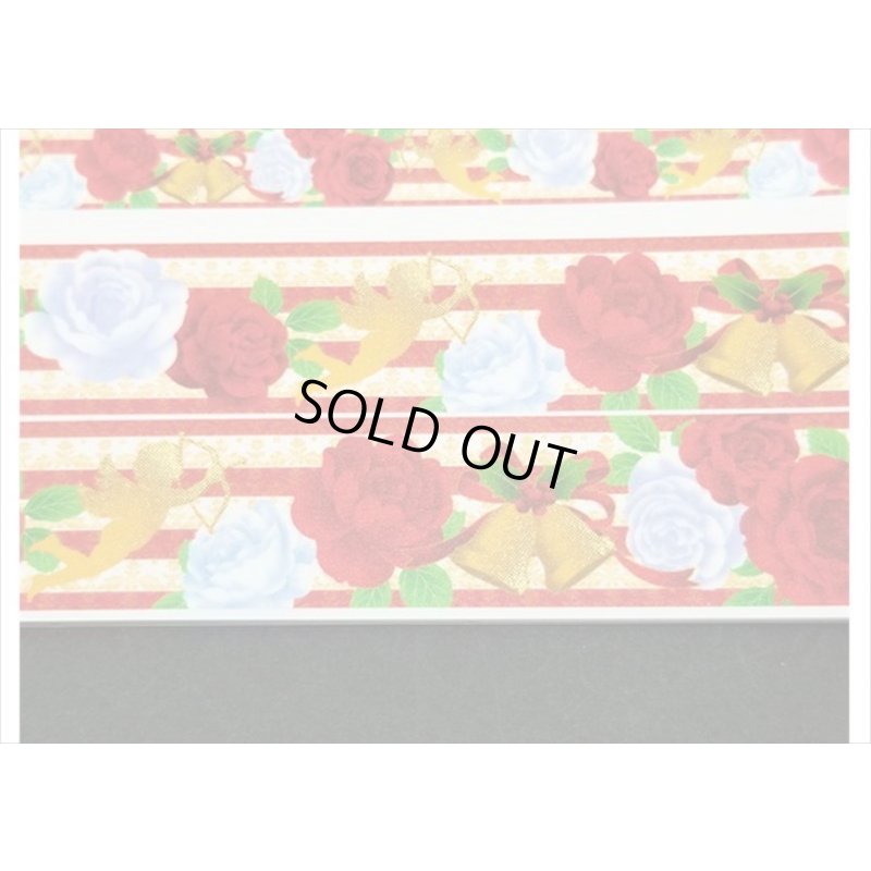 画像4: 「エンジェルとバラ」　幅広　美MONDE　クリスマスシリーズ　マスキングテープ　金箔　