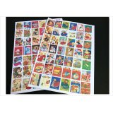 🎅クリスマス🎄レトロアニマル＆ガール＊ノーカットシール☆A4×2枚＊84カット分