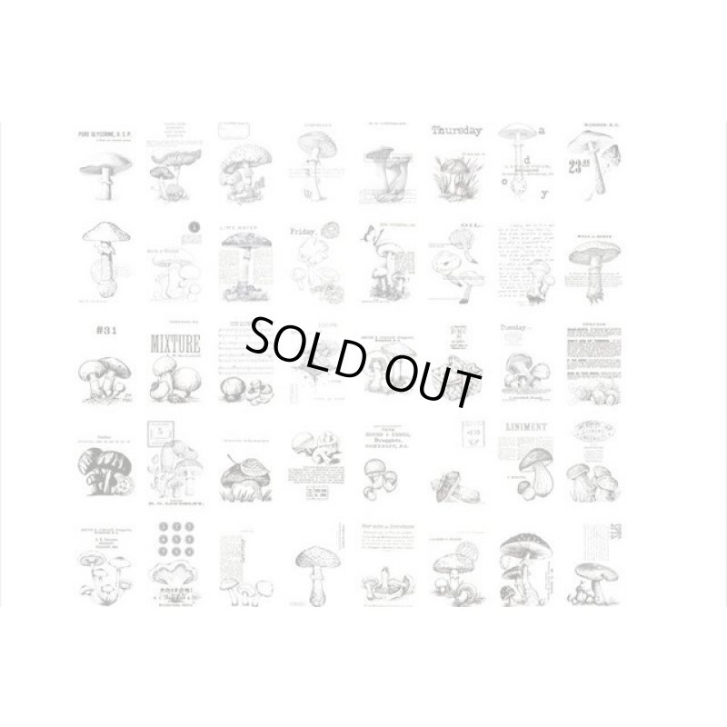 画像6: ちび＊トレペ＊ペーパーセット＊100枚＊きのこ＊海外製