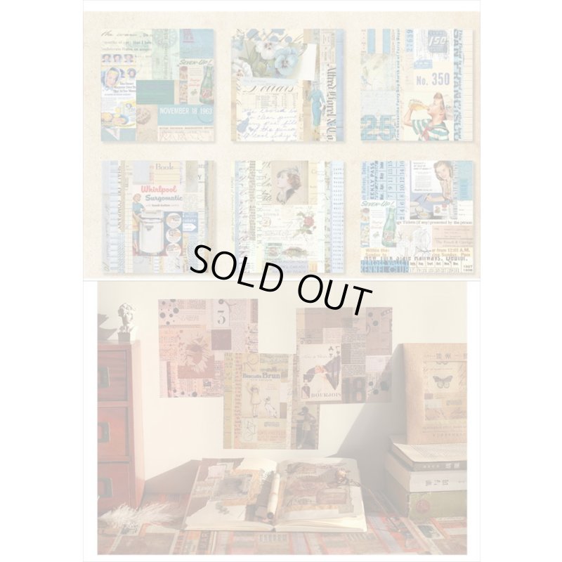 画像6: クラフト封筒入り＊シールシート＊世紀の終わり＊12枚＊海外製