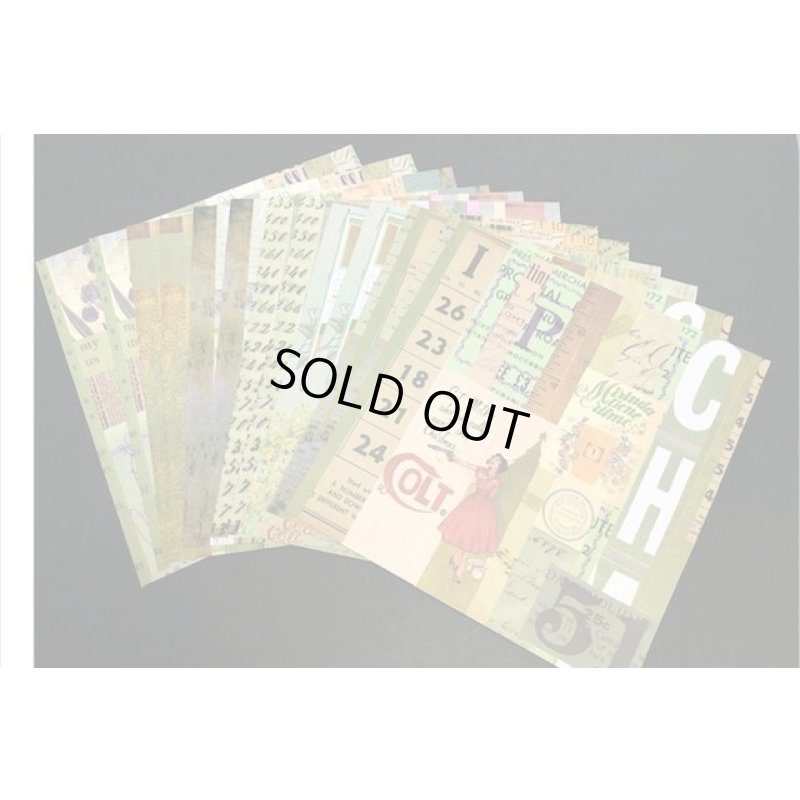 画像5: クラフト封筒入り＊シールシート＊モダン＊12枚＊海外製