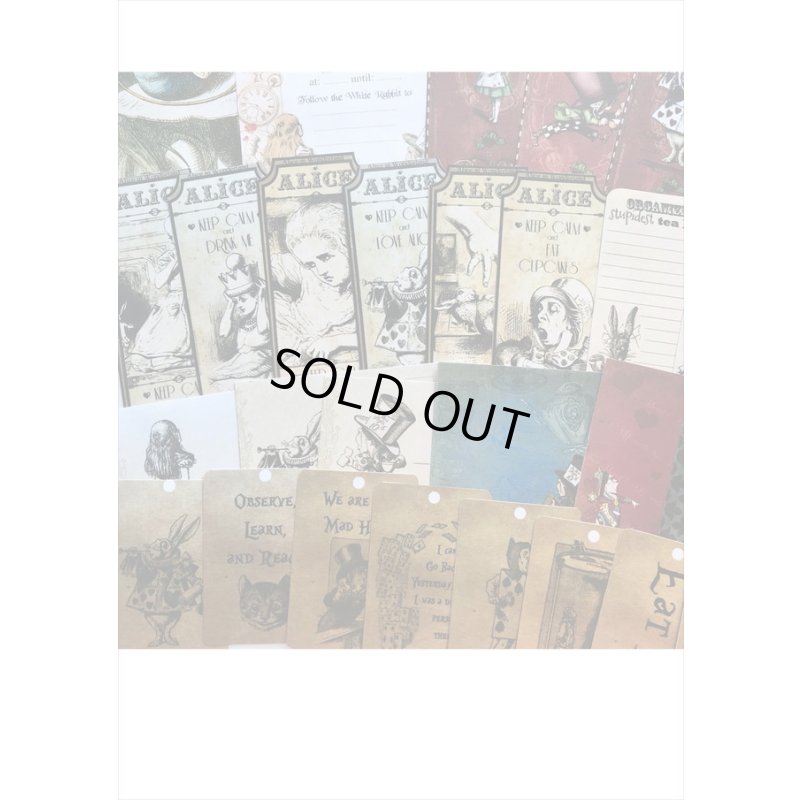 画像4: 💓アリス💓カラー＊カード＆タグ＊42枚入り＊海外製