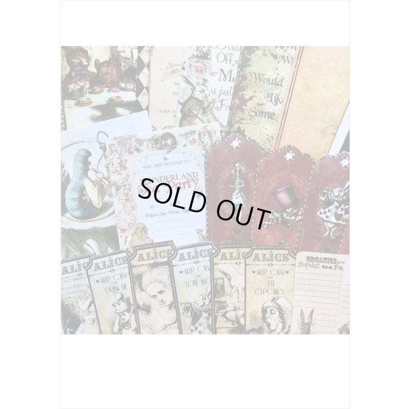 画像3: 💓アリス💓カラー＊カード＆タグ＊42枚入り＊海外製