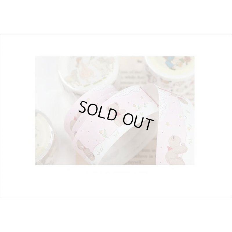 画像7: 童話＊イラストテープ💓ひつじと女の子＊はく離式＊海外製　クリックポスト不可