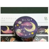Special 箔押し ナイトドリーム 星影　BGM　マスキングテープ　♪