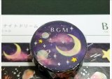 Special 箔押し ナイトドリーム 星影　BGM　マスキングテープ　♪