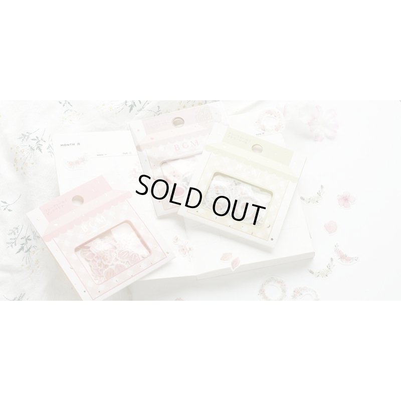 画像5: ピンクサクラ　BGM　フレークシール　箔押し♪