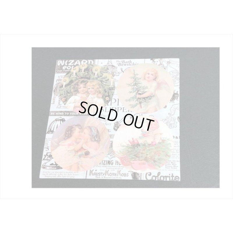 画像3: 花型シール＊Angel＊24枚＊海外製