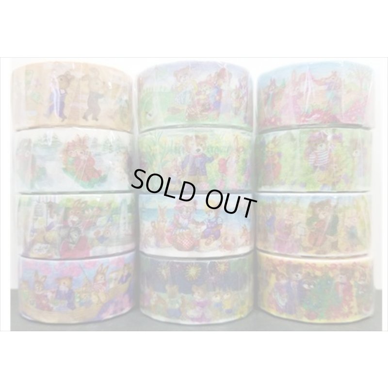 画像11: 「２月　シャモニーで雪あそび」　くまの家族の一年　彩宴　マスキングテープ　