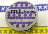 ラダードット・ブルー　ｍｔ　deco　新作マステ♪