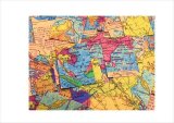 世界地図＊MAP＊大きい＊カットシール＊32枚＊オリジナル