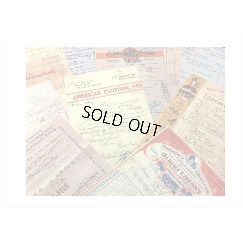 画像3: 伝票＊メモ帳風＊ペーパーセット＊50枚＊海外製