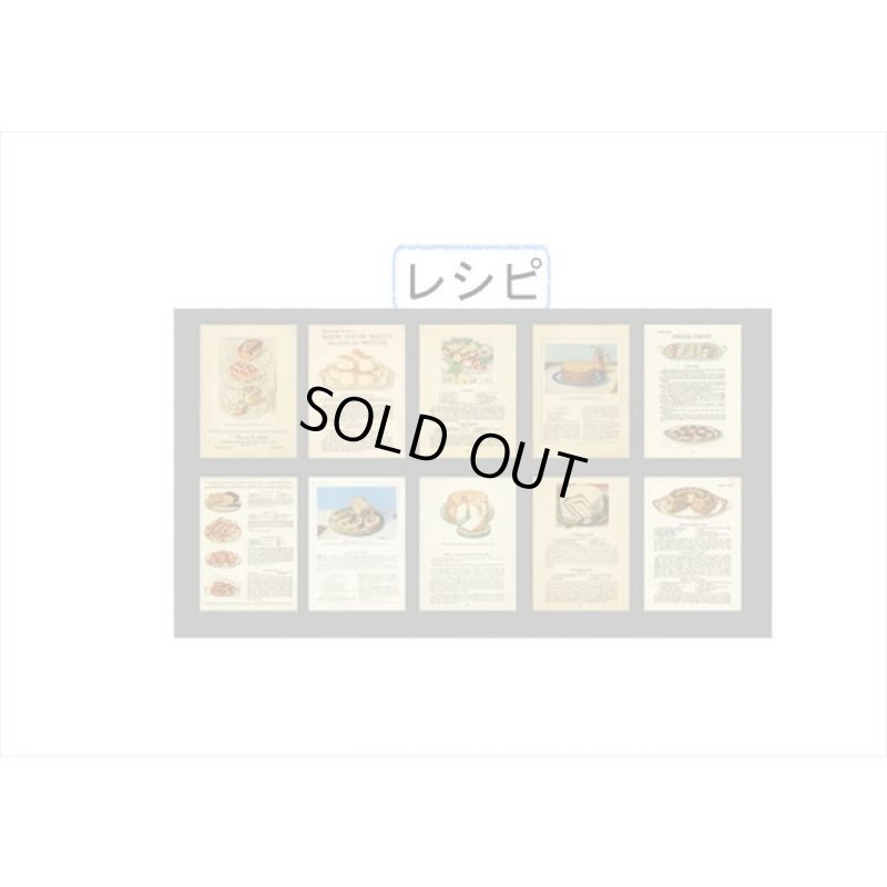 画像4: レシピ＊メモ帳風＊ペーパーセット＊50枚＊海外製 