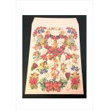 ピンク💓A4サイズが入る封筒＊Angelとバラ🌹オリジナル