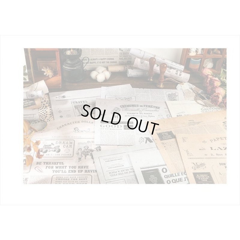 画像12: ジャーナル＊ガールズデイリー＊新聞素材＊ペーパーセット＊海外製