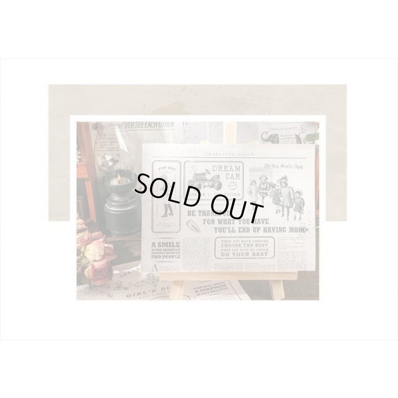 画像9: ジャーナル＊ガールズデイリー＊新聞素材＊ペーパーセット＊海外製