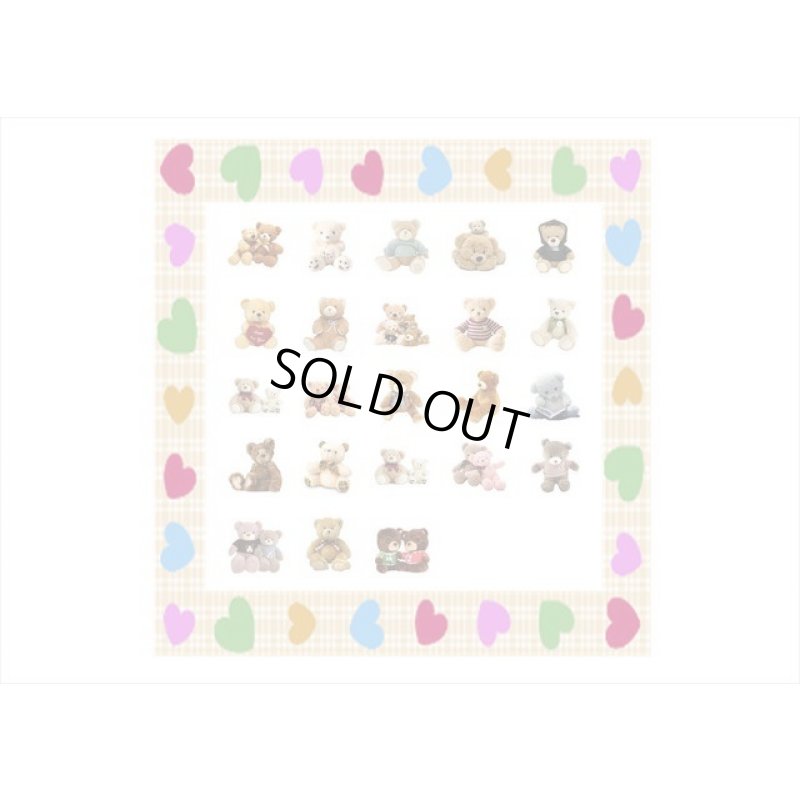 画像6: 可愛い子ぐま＊テディベア＊フレークシール＊46枚＊箱入り＊海外製