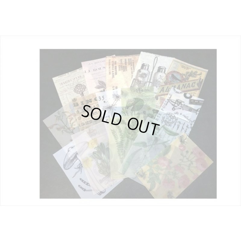 画像5: トレペもシールも♪一頁＊クラフト封筒入り＊55点❕＊ペーパーセット＊海外製