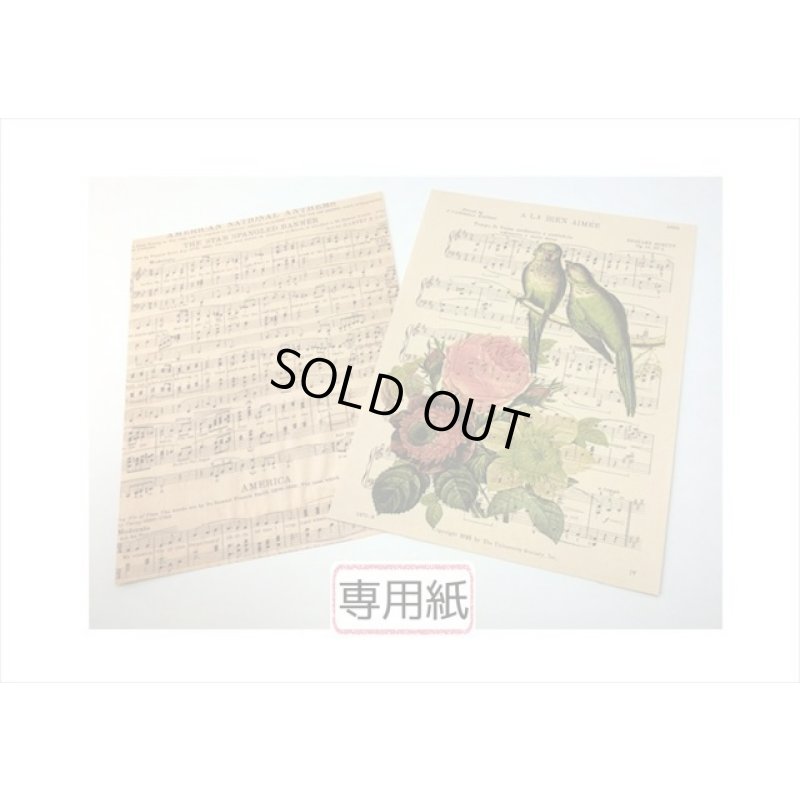 画像4: 豪華な2種のペーパーセット＊MUSIC＊20枚＊海外製