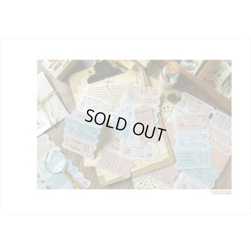 画像4: チケット型シート＊チケット＊ミシン目入り＊100枚分（10シート）＊海外製