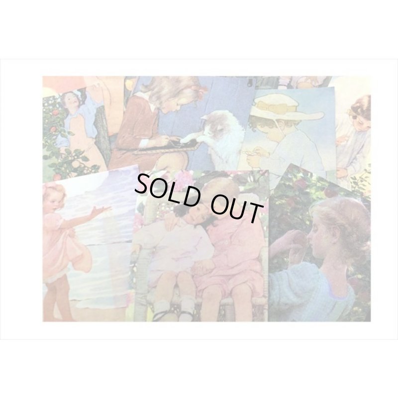 画像3: ミニペーパーセット＊花の妖精＆少女＊柄違い100枚＊ 海外製