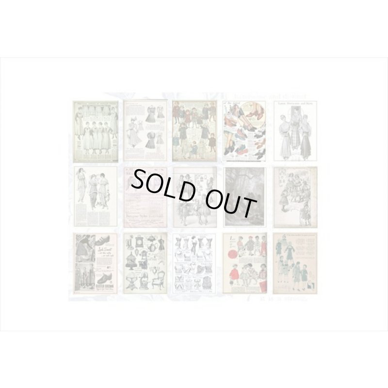 画像10: ざっくりメモ帳＊ファッション＊ペーパーセット＊60枚＊海外製