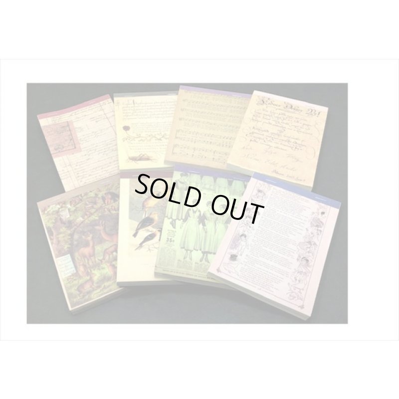 画像13: ざっくりメモ帳＊ファッション＊ペーパーセット＊60枚＊海外製