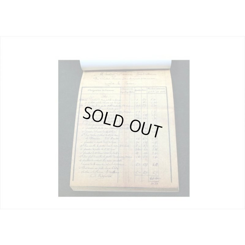 画像3: ざっくりメモ帳＊伝票＊ペーパーセット＊60枚＊海外製