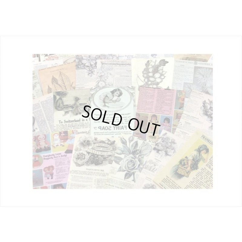 画像3: どっちを使う？アンティークペーパー＊2種の紙＊両面＊200柄（100枚）💓箱入り＊海外製　クリックポスト不可