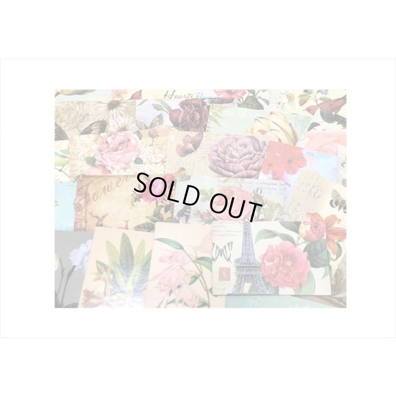 画像3: どっちを使う？フラワー＊2種の紙＊両面＊200柄（100枚）💓箱入り＊海外製　クリックポスト不可