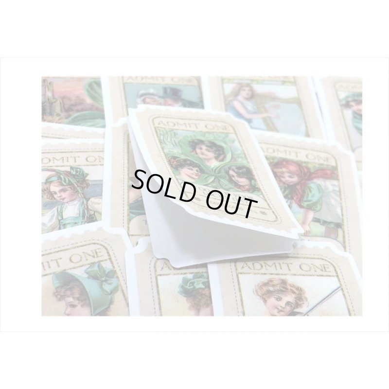 画像4: チケット型＊ラッキーデイ＊ADMIT ONE＊シール＊32枚＊海外製