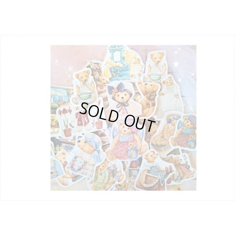 画像6: クマさん＊ダイカットシール💓40枚＊海外製