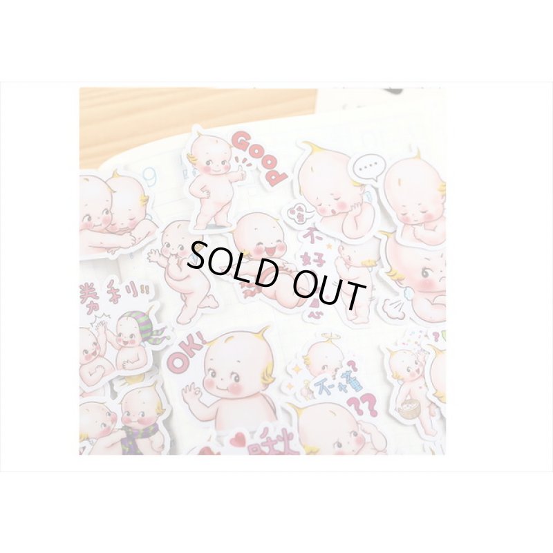 画像7: キューピー＊ベビー＊ダイカットシール💓40枚＊海外製