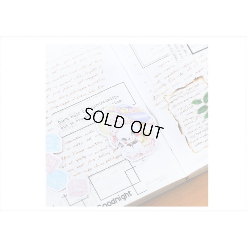 画像6: パステルカラー＊レトロアニマル＆マカロン＊ダイカットシール💓27枚＊海外製