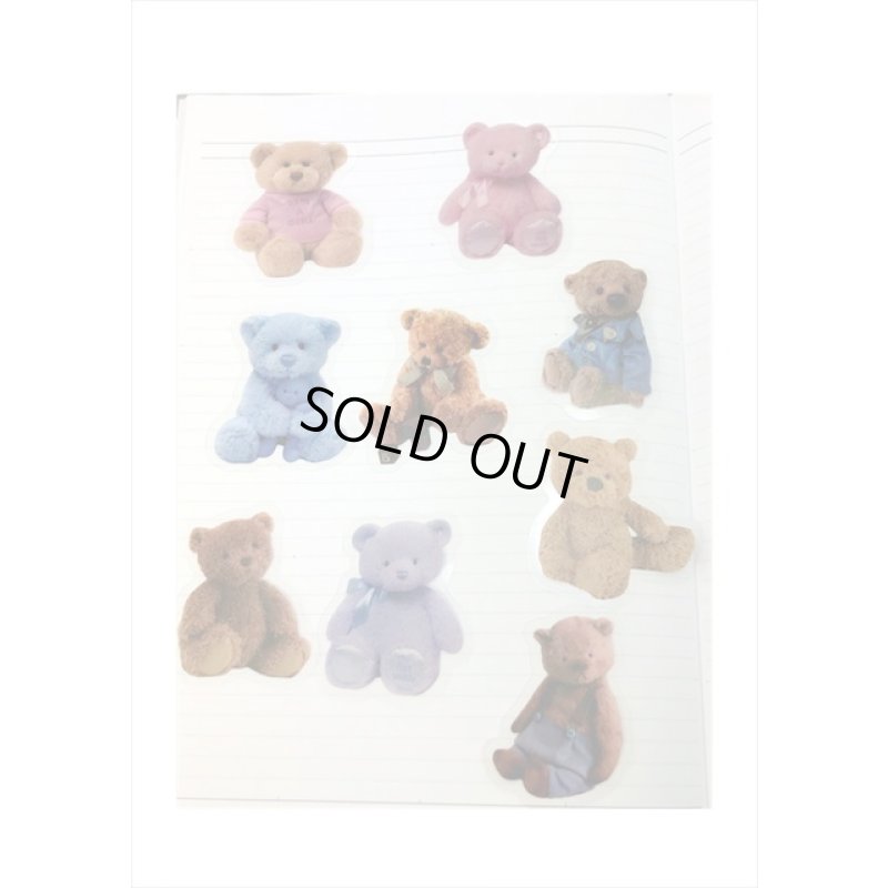 画像5: クマさんとお友達＊大きめ＊透明シール＊100枚＊海外製