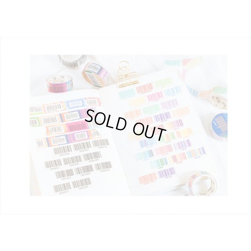 画像4: バーコード＊Happy　カラフル＊トレペマステ＊はく離式＊海外製