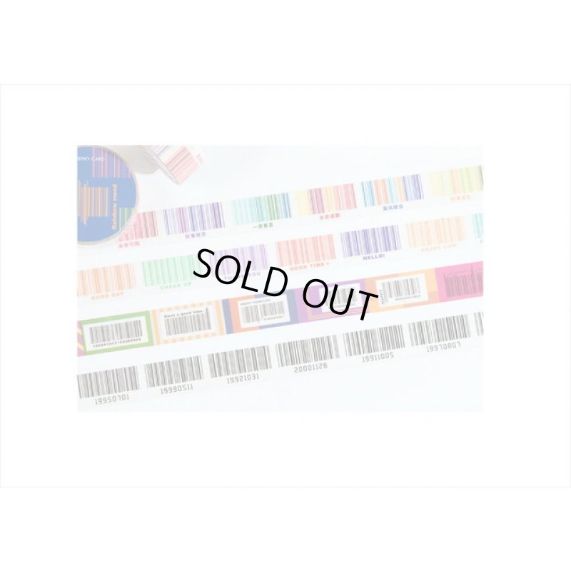 画像4: バーコード＊Lucky　カラフル＊トレペマステ＊はく離式＊海外製