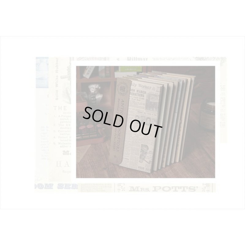 画像11: レトロアイテム＊アンティークブックストア＊2種の紙＊60枚＊海外製