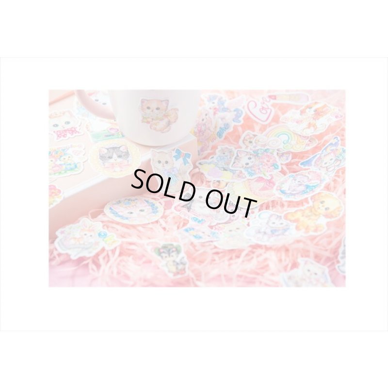 画像8: つぶらな瞳が可愛すぎ(≧∇≦)ネコ＊ダイカットシール💓40枚＊海外製