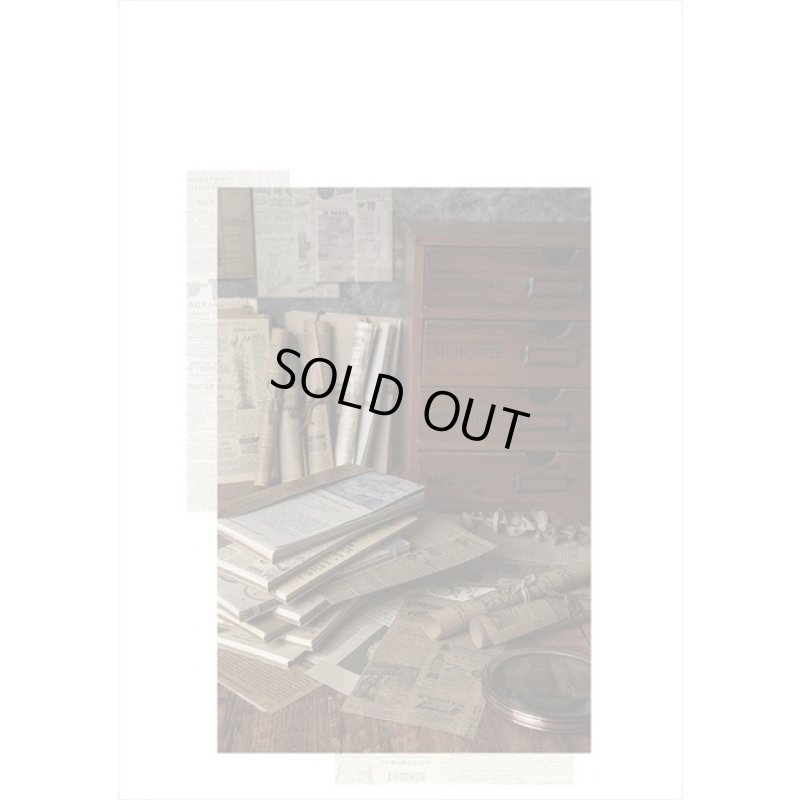 画像13: レトロアイテム＊アンティークブックストア＊2種の紙＊60枚＊海外製