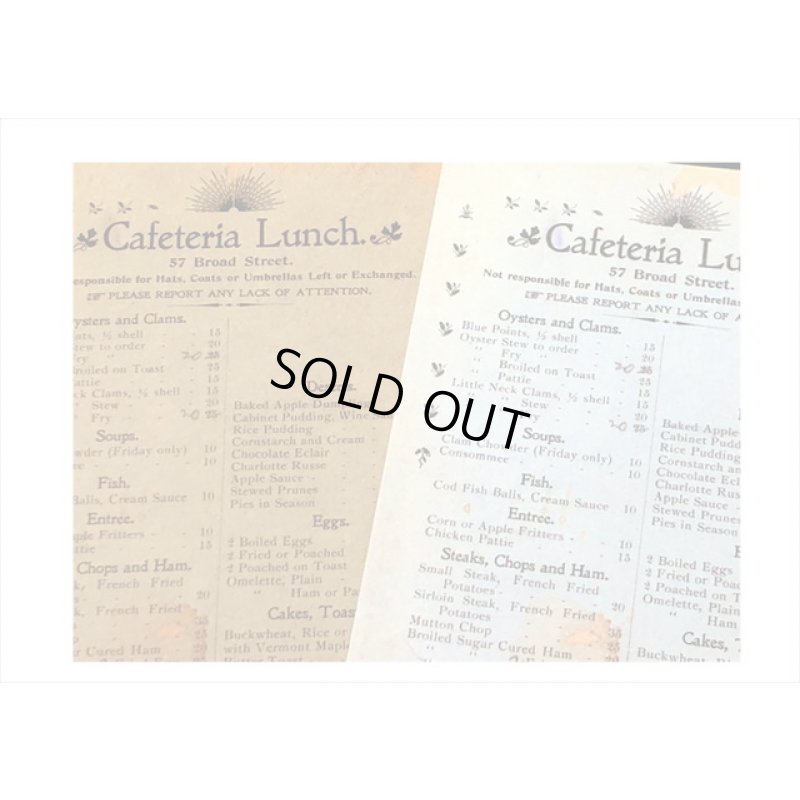 画像4: ホテルメニュー＊アンティークブックストア＊2種の紙＊60枚＊海外製
