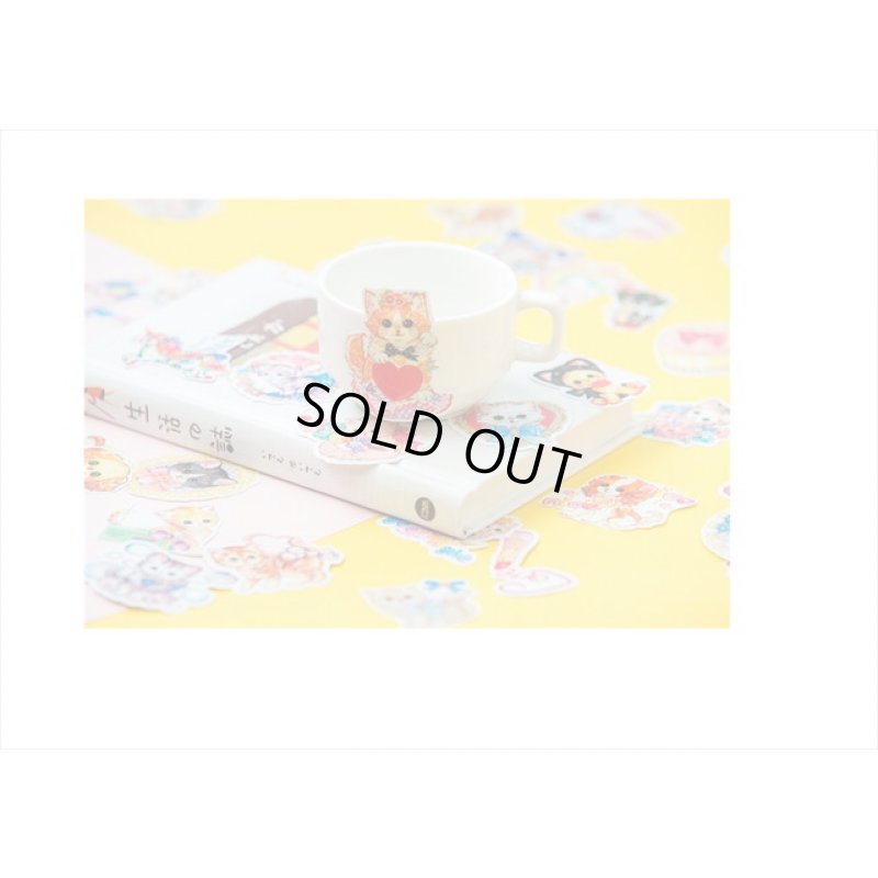 画像9: つぶらな瞳が可愛すぎ(≧∇≦)ネコ＊ダイカットシール💓40枚＊海外製