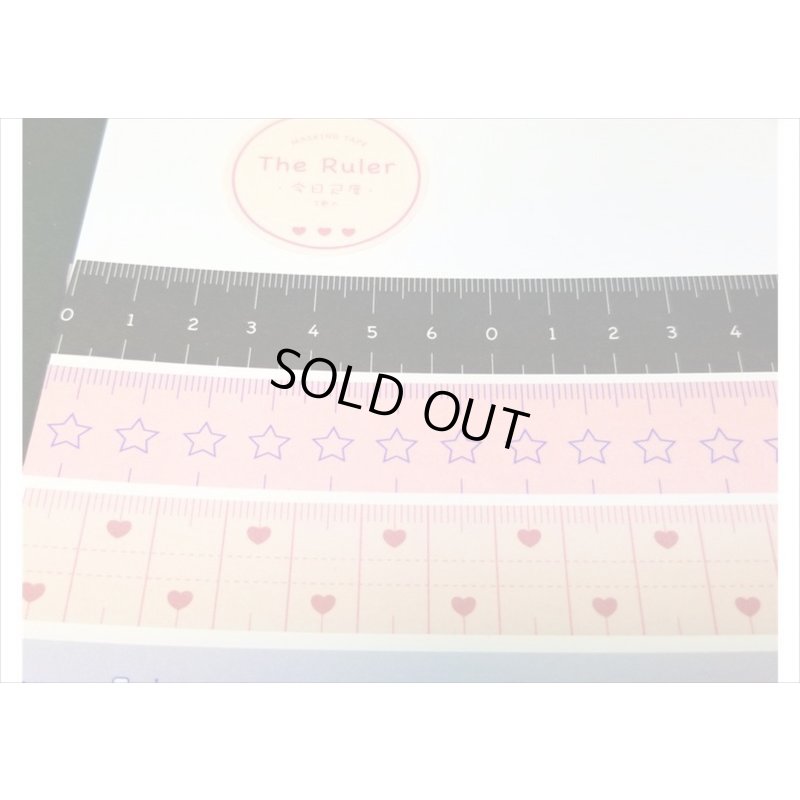 画像5: ルーラー（定規）♪　マステ３巻セット　海外製　クリックポスト不可