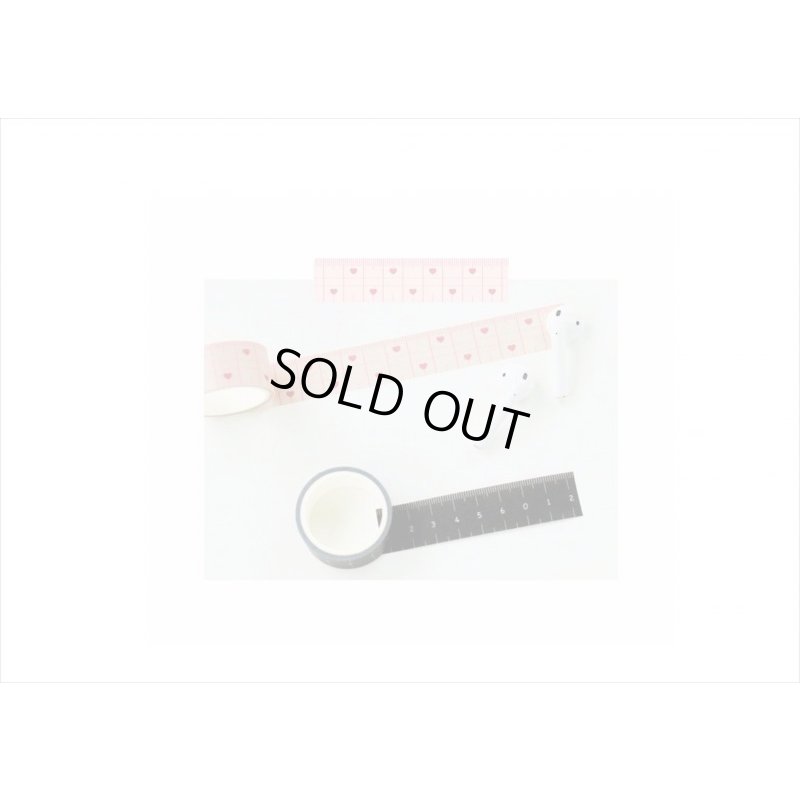 画像7: ルーラー（定規）♪　マステ３巻セット　海外製　クリックポスト不可