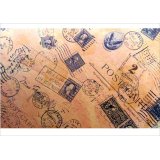 厚紙＊コラージュペーパー＊消印＊切手　オリジナル