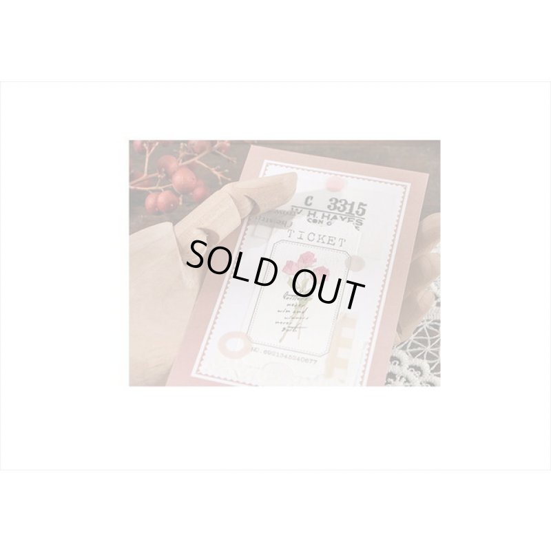 画像8: チケットタグ帳＊フラワー＊48カット分＊海外製